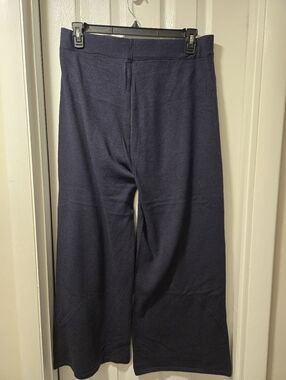 Womens Terra & Sky Dark Navy Sweater Stretchy Pants Size 0x(14w)